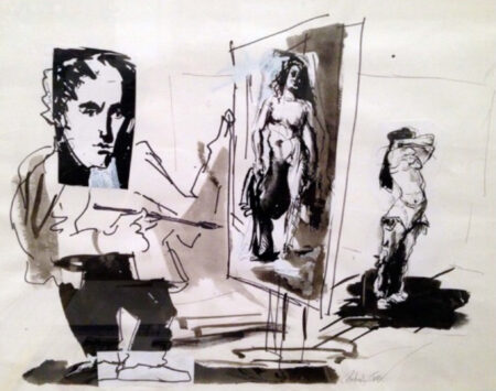 Artist and the model